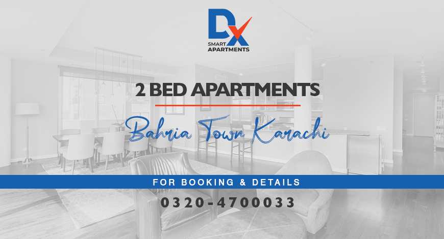 2 bed apartment bahria Karachi