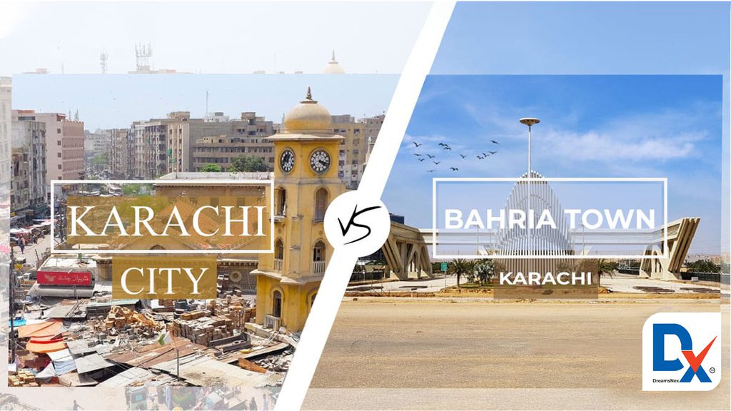 Construction comparison between projects in Karachi and Bahria town Karachi