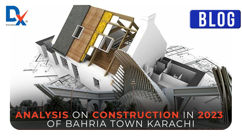Analysis on construction in 2023 of Bahria Town Karachi