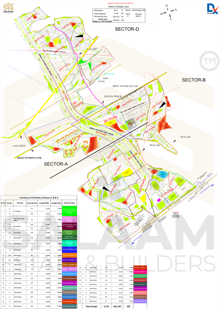 Bahria Town Karachi 2 Map