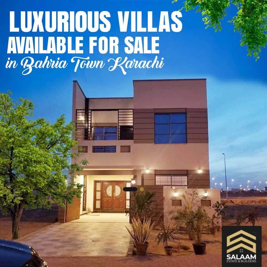 Luxurious Villas Available for Sale in Bahria Town Karachi